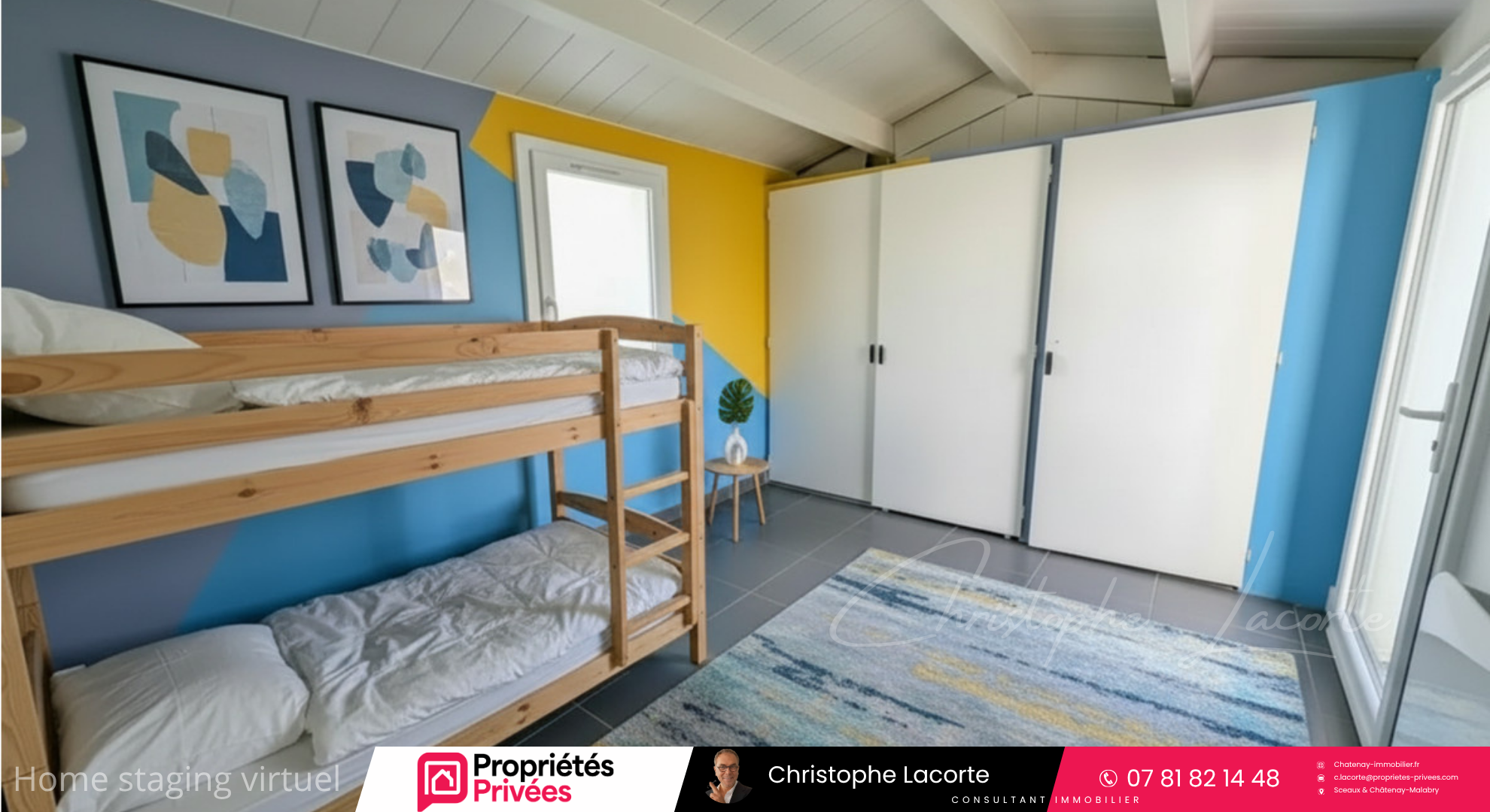 Chambre 2 enfants ferme marine T3 sol a vendre bretignolles sur mer